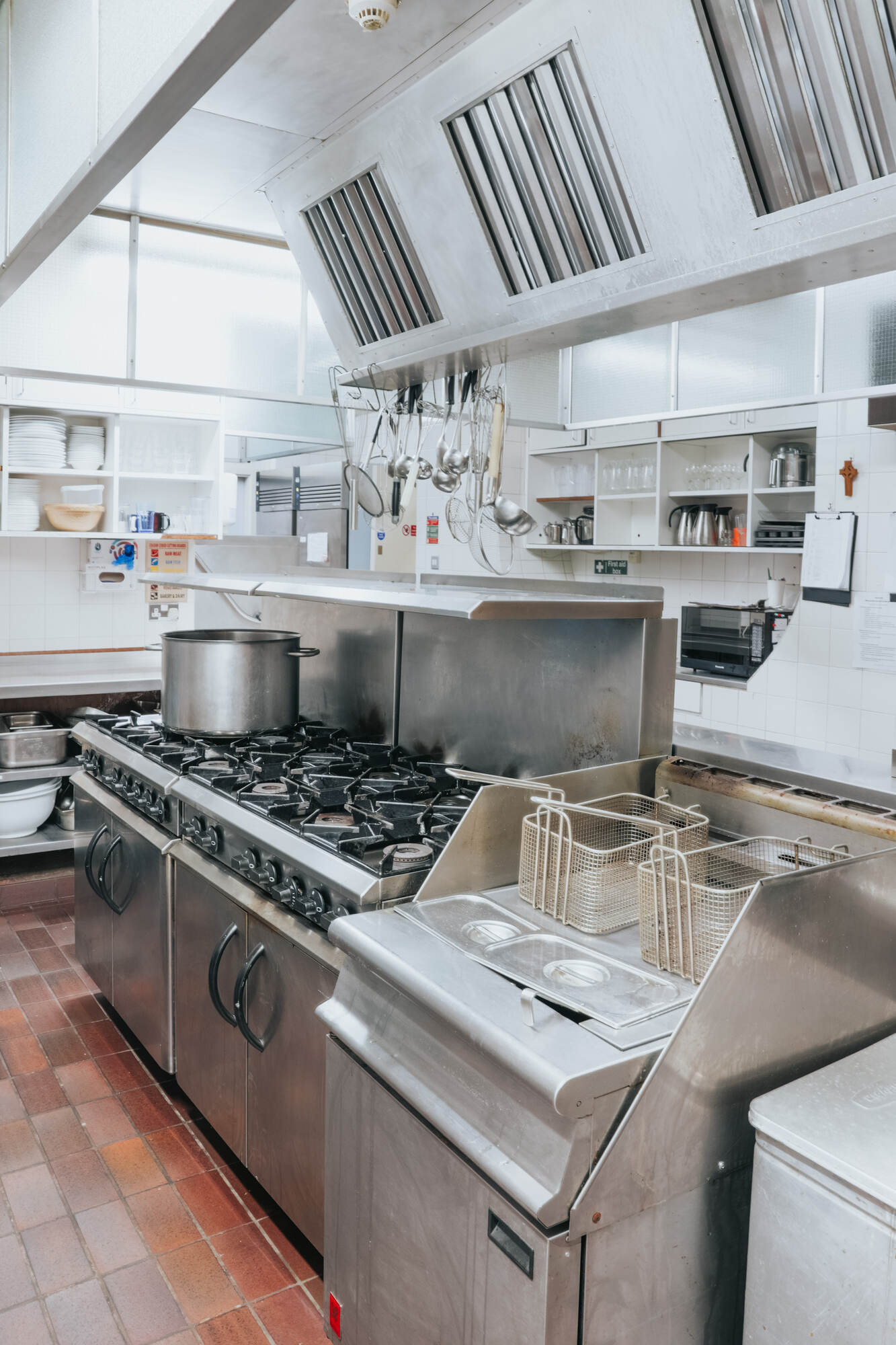 The kitchen at All Souls Langham Place.